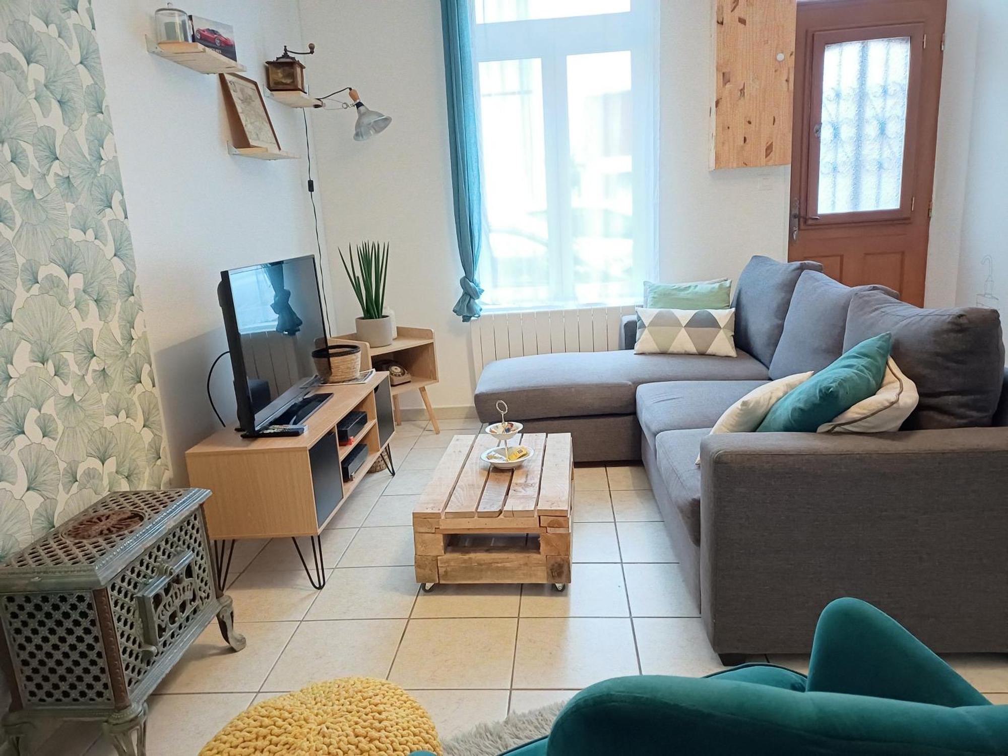 L'Artistique, 4 Lits, 2 Chambres, Stationnement Gratuit, Spacieux, Atypique Amiens Luaran gambar